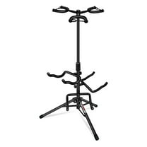 5CORE Triple 3 Guitar Stand Floor Adjustable 30-38.5 Inch Tripod Multi Guitars Holder Universal Folding Support Acoustic Electric Bass Banjo Stands GSH 3N1