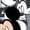 HEATHER GREY, variant on Disney - Mickey Ear Pattern - Women's Racerback Graphic Tank