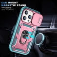 thumbnail image 5 of REQO Case for Google Pixel 9A,Military Grade Car Holder Protection [Built-in Kickstand] Metal Ring Dual-Layer Heavy Duty TPU+PC Shockproof Phone Case for Google Pixel 9A, 5 of 9