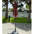 thumbnail image 6 of Outdoor Market Table Umbrella, 8.6ft UV Protection Patio Umbrella with Push Button Tilt, 6 Ribs and Crank System, Outdoor Patio Table Umbrella for Backyard, Pool, Beach, Deck, Balcony, Red, D194, 6 of 8