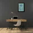 thumbnail image 4 of Vision Studio 17x24 Black Modern Framed Museum Art Print Titled - Indigo and Azure Seaweed VI, 4 of 5