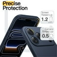 thumbnail image 5 of JETech Slim Fit Case for iPhone 17 Pro Max 6.9-Inch, Camera Lens Full Protection, Soft TPU Thin Protective Phone Cover with Matte Finish, Shockproof (Dark Blue), 5 of 6