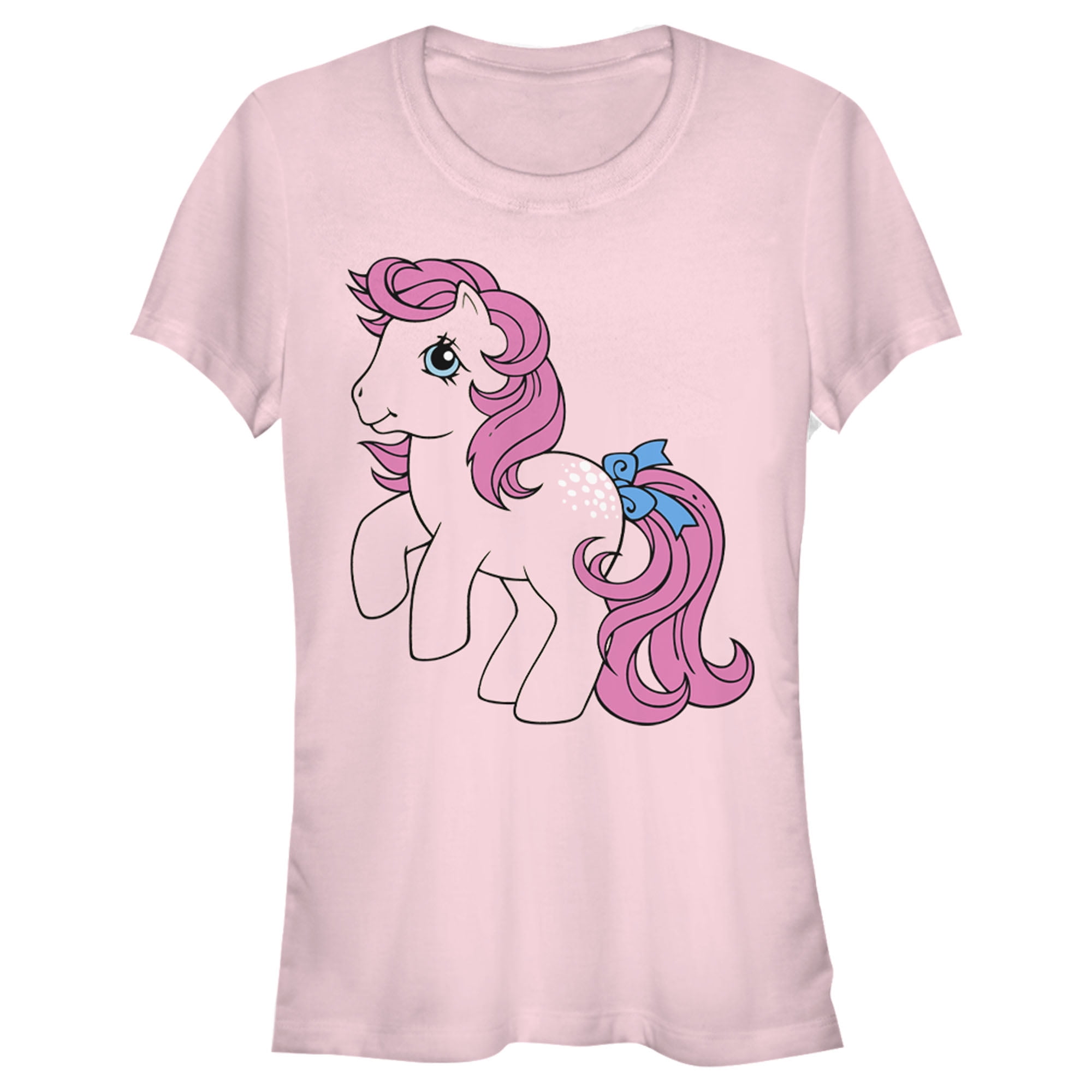 My Little Pony - Junior's My Little Pony Cotton Candy Cutie Mark Graphic Tee Light Pink Small