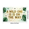 thumbnail image 3 of LUUFILx Jungle Safari First Birthday Backdrop Banner for Party Supplies Happy Birthday Wild One Decoration Background Photography Props Decor Event, 3 of 7