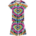 thumbnail image 4 of WOYY Little Boys Tie Dyed Short Sleeve T-Shirt Shorts Set Summer Outfits, Sizes 5-6, 4 of 6