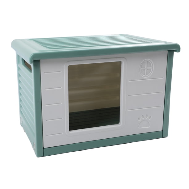 Casa Para Gatos Al Aire Libre, Casa Para Mascotas Exterior, Techo Plano, Impermeable, Transpirable, Resistencia A La Intemperie Para Porche