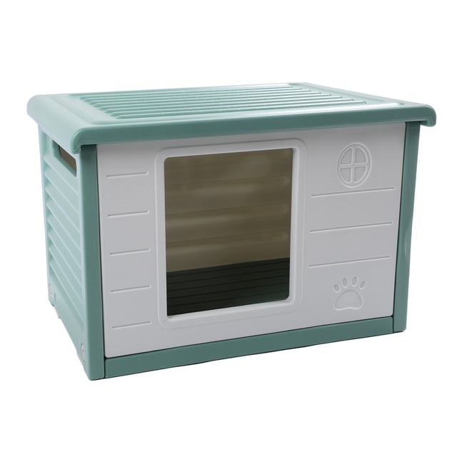 Casa Para Gatos Al Aire Libre, Casa Para Mascotas Exterior, Techo Plano, Impermeable, Transpirable, Resistencia A La Intemperie Para Porche