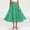 Mint Green A, variant on Women’s A-Line Midi Skirts Casual Elastic High Waist Flowy Swing Beach Boho Free Size Long Skirt Hot Pink A Free Size