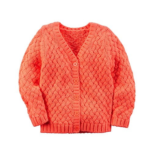baby girl cable knit cardigan