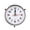 Arab Silver Style1, variant on Tibvox (65mm) 2.56Inch Mini Quartzs Clock Insert with Arabic/Roman Numerals Replacement Round Quartzs Movement Miniature Clock