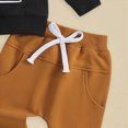 thumbnail image 5 of Baby Boy Outfits Toddler Baby Boy Winter Clothes 0 6 12 18 24 Months 2T 3T Long Sleeve Crewneck Letter PRETTY FLY FOR A LITTLE GUY Print Sweatshirt Pullover Top Pants Outfits Kaprioy, 5 of 5