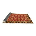 thumbnail image 2 of Ahgly Company Indoor Rectangle Abstract Orange Modern Area Rugs, 5' x 8', 2 of 4
