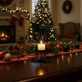 thumbnail image 6 of RuiJiao Gift Black Wrought Iron Candlesticks, Rust-Resistant Home Decor with Five Elegant Designs, 6 of 6