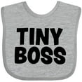 thumbnail image 3 of Inktastic Tiny Boss Boys or Girls Baby Bib, 3 of 4