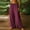 Purple, variant on Endives Women's Baggy Linen Pants Wide Leg Pants Basics Elastic Waist Comfortable Quick Drying Soft Pant Streetwear Beach Khaki