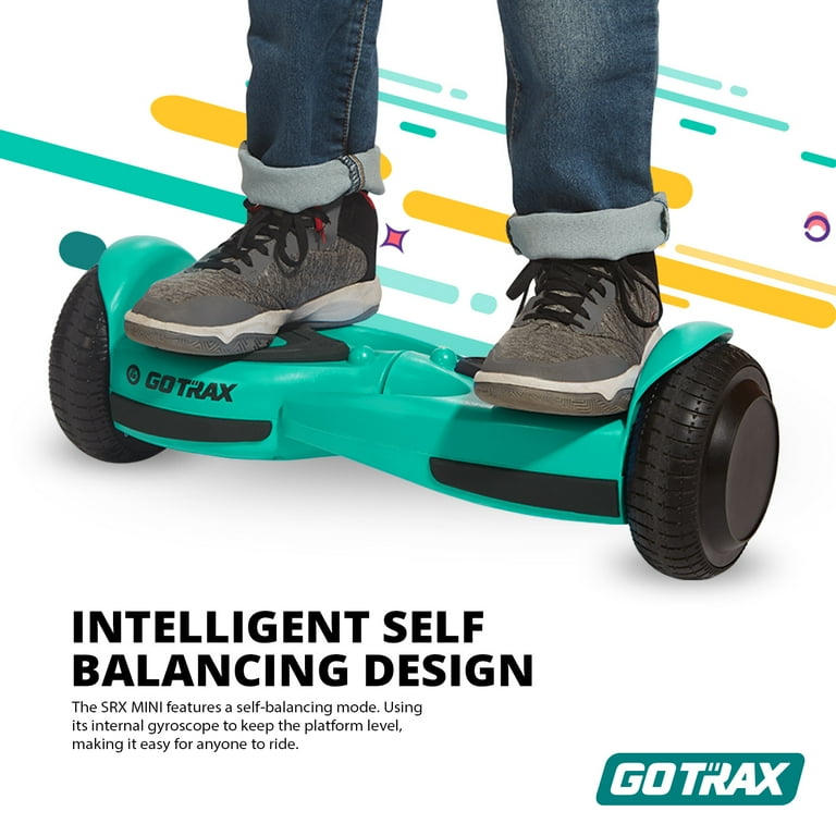GOTRAX SRX Mini Hoverboard for Kids Ages 6 12 6.5 Wheels 150W Motor up to 5 mph Hover Boards Teal