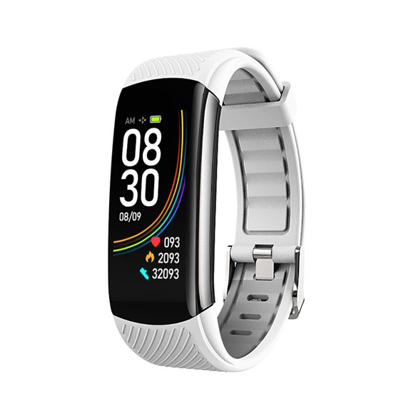 Color Screen Bluetooth Smart Bracelet - Heart Rate/Sleep Tracking, IP68 Waterproof - 13-Day Battery, Call Reminder - for Fitness and Daily Use