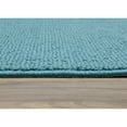 thumbnail image 4 of Garland Rug Brentwood Double Quatrefoil Polypropylene Teal Indoor/Outdoor Area Rug, 6' x 8', 4 of 5