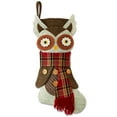 thumbnail image 2 of Rustic Owl Christmas Stocking, Multicolor, 19.25", by Holiday Time, 2 of 5