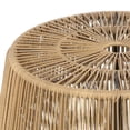 thumbnail image 2 of Zyan Outdoor Coffee Table-22 Inch Natural Brown Rattan Wicker-Steel Frame, 2 of 6