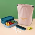 thumbnail image 4 of Xihbxyly Artículos Bolsa Bento Portátil con Cinturón de Aislamiento Térmico, Bolsa para El Almuerzo, Lonchera para Picnic Al Aire Libre, Bolsa con Aislamiento Térmico, 4 of 4