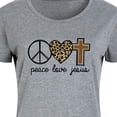 thumbnail image 3 of Instant Message - Peace Love Jesus - Women's Any Way Dress, 3 of 7