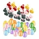thumbnail image 1 of Huevos de Pascua coloridos con juguetes de peluche, regalos de fiesta, conejos de Pascua, huevos de Pascua 36 Huevos, 1 of 9