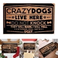 thumbnail image 1 of Funny Doormat for Dog Lovers Non Indoor Outdoor Entrance Floor Mat Welcome Rug Home Housewarming, 1 of 6