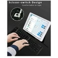 thumbnail image 6 of Folding Wireless Keyboard for LG Premier Pro Plus (L455DL) - Rechargeable Portable Compact, 6 of 6