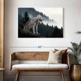 thumbnail image 3 of Elephant Stock Timber Wolf On Mountain Wall Art - Horizontal Canvas Wall Art - Living Room Wall Decor - Animal Canvas - Brown And Gray Decor - 45" x 30", 3 of 8
