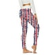 thumbnail image 1 of MKLEKYY Leggings deportivos para mujer, pantalones push up, mallas altas para entrenamiento, yoga, deportes, día a día, para correr, estampados, independencia, cintura alta, pantalones de yoga, 1 of 3