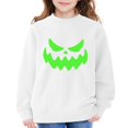 thumbnail image 5 of Mercatoo Boys Girls Pullover Halloween Crewneck Long Sleeve Pumpkin Graphic Printed Sweatshirt Loose Warm Tops, 5 of 6