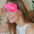 thumbnail image 5 of SMUG 100% Blackout Deep Sleep Mask, Adult, Contoured 3D Lash Protector, Pink Wink Print, 5 of 8