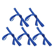 Raindrops 10Pcs Blue Soft Loop Straps for Motorcycle Tie Down 11.6x1x0.04in