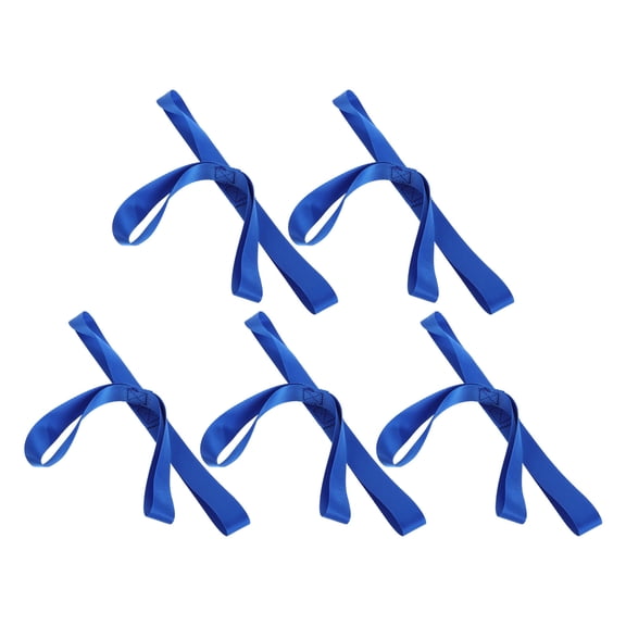 Raindrops 10Pcs Blue Soft Loop Straps for Motorcycle Tie Down 11.6x1x0.04in