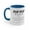 Blue, variant on 'POP POP' - The Distinguished Grandpa Accent Coffee Mug, 11oz
