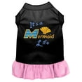 thumbnail image 2 of Mirage Pet 670-05 BKLPKSM 10 in. Mermaid Life Embroidered Dog Dress - Black with Light Pink, Small, 2 of 2