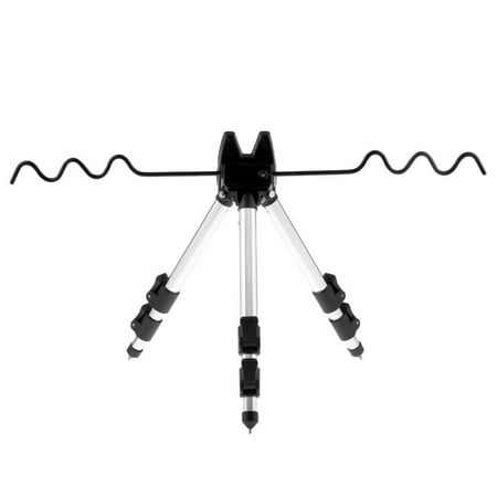 Fishing Rods Tripod Stand Portable Fishing ers Aluminium Alloy Folding Rack with 3 Adjustable Leg for Indoor and Outdoor Use