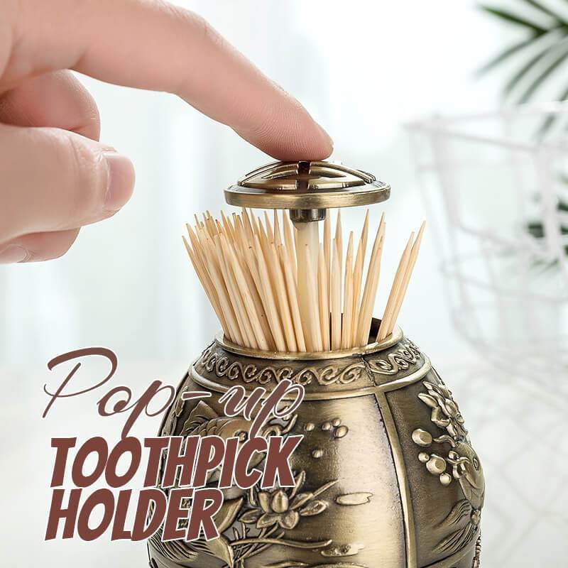 Unbreakable Transparent Acrylic Cocktail Stick Toothpick Holder Container 