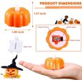 thumbnail image 2 of 12 Piezas de Luces de Té de Calabaza Pequeñas de Halloween de Acción de Gracias Luces Led con Pilas Luces Amarillas Ámbar Cálidas para Fiesta Temática de Vacaciones de Acción de Gracias, 2 of 5