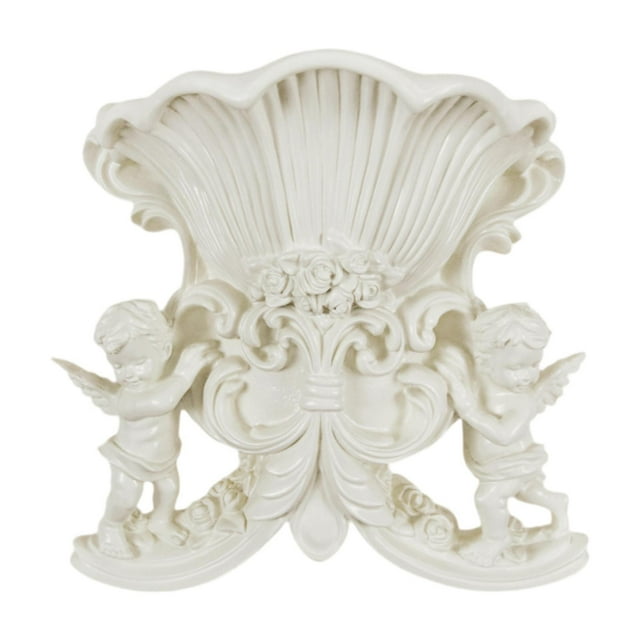 Jarrón de ángel de pared, maceta, arreglo floral, decoración, adorno elegante para Beige
