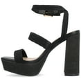 thumbnail image 4 of Journee Womens Sienne High Heel Platform Sandals, 4 of 9