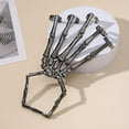 thumbnail image 6 of Halloween Bracelet, Halloween Skull Skeleton Hand Bracelet with Metal Bangle Hand Skull Bracelet Bracelet Fin Skeleton, 6 of 9