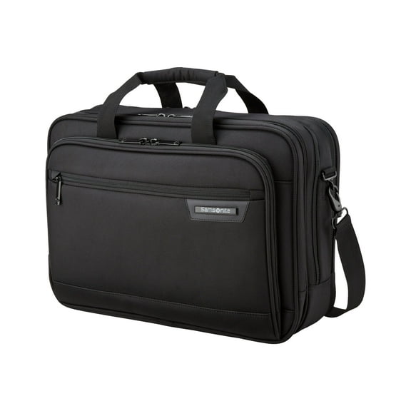 Samsonite Classic Business 2.0 Carrying Case (Briefcase) for 15.6" Notebook, Smartphone, Pen, Business Card, Document, Accessories, Tablet PC, Black