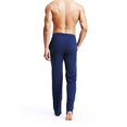 thumbnail image 2 of SWSMCLT Men's Yoga Sweatpants Straight Leg Drawstring Long Pants Gym Thin Soft Stretch Yoga Pants Royal Blue Large, 2 of 4