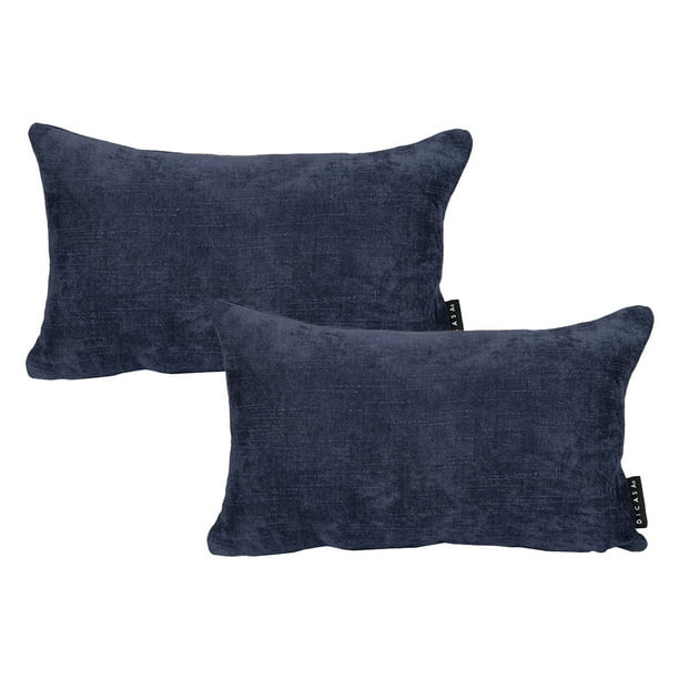 Cojin Riñonera Decorativa Rectangular Set de 2 Soho Azul