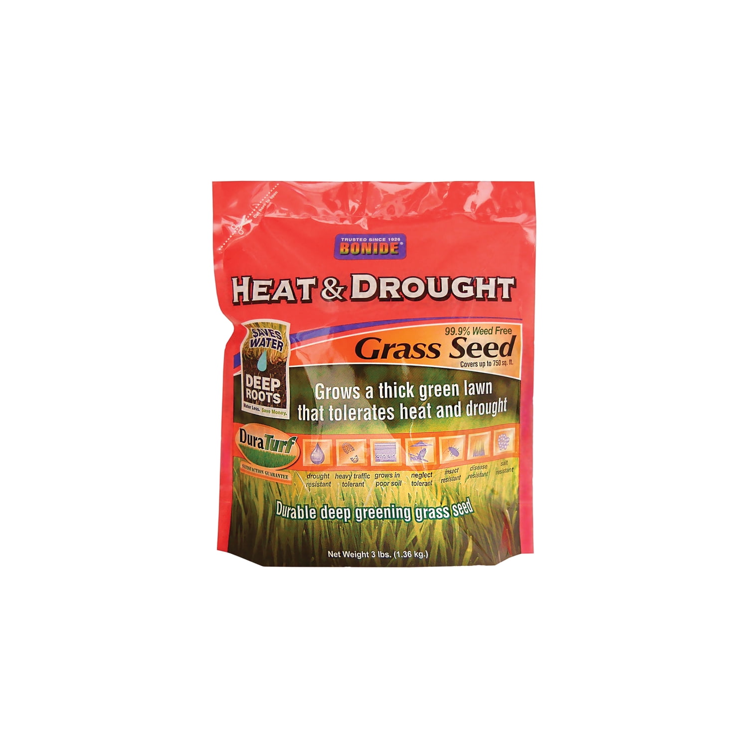 Bonide Duraturf Northern Mix Full Sun Grass Seed 3 Lb