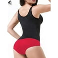 thumbnail image 6 of PULLIMORE Women's Waist Trainer Corset Zipper Vest Tummy Control Waist Cincher Weight Loss Body Shaper Tank Shapewear (XL, Black), 6 of 10