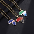 thumbnail image 2 of Decodeary Minimalist Africa Map Pendant Necklace For Versatile Style Lightweight Ghana, 2 of 6