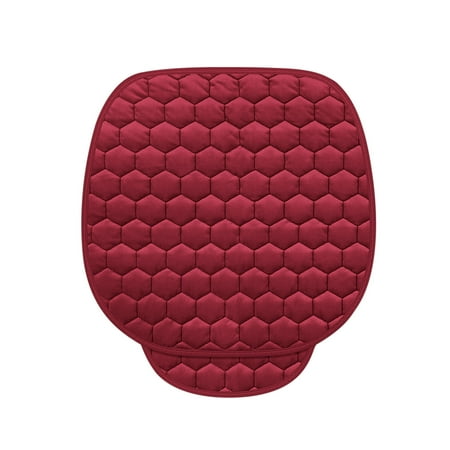 TACILIP Womens Gifts  Car Seat Cushion Winter Plush No Backrest No Binding Warm Single Piece Cushion Car Cushion Car Accessories